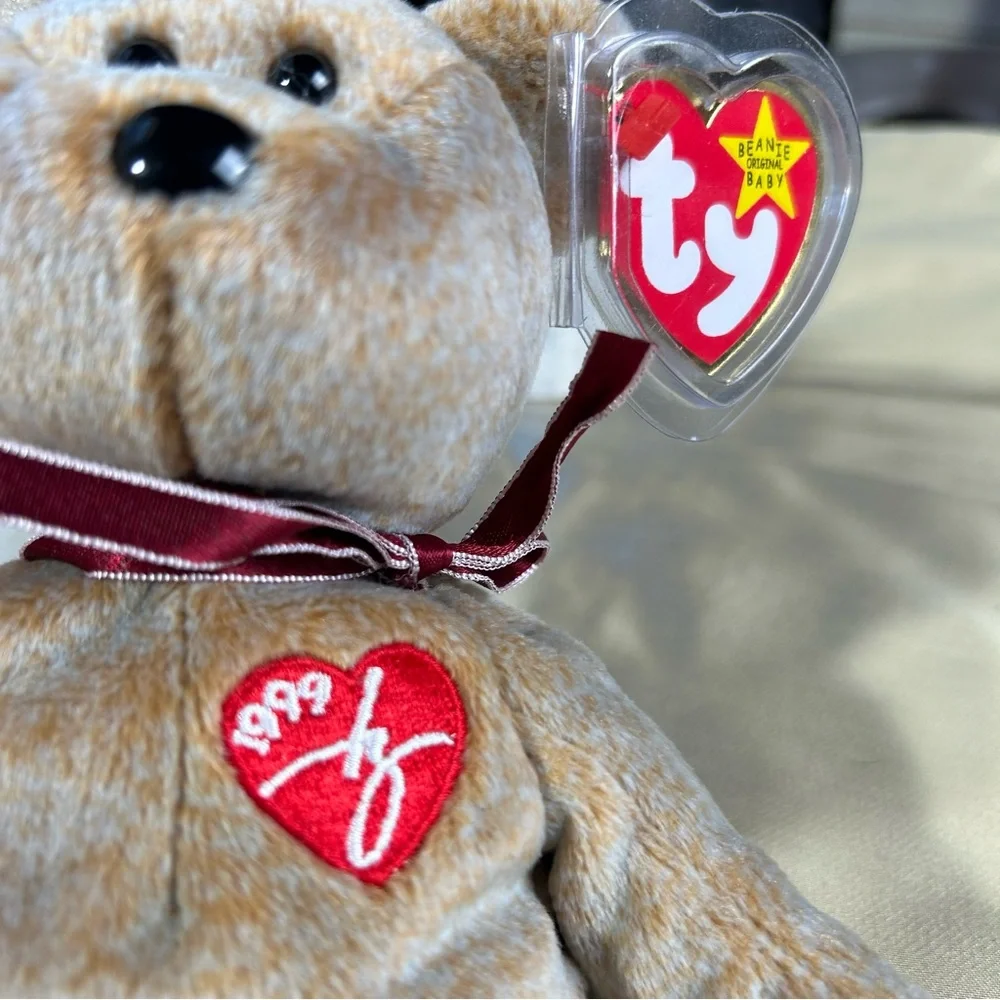 TY Original Beanie Baby 1999 Signature Bear with Tags